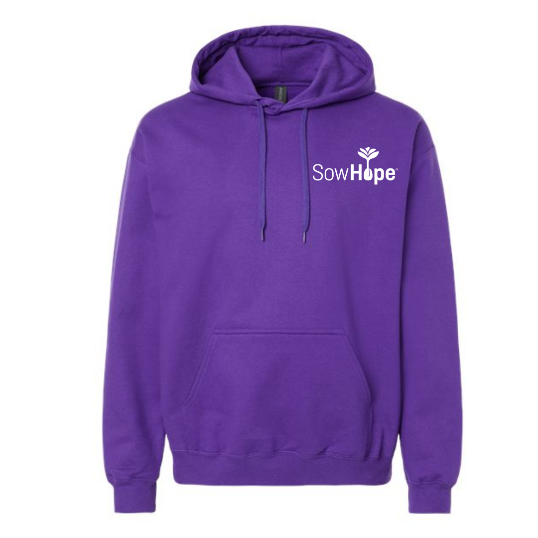 SowHope Simple Pocket Print Hoodie